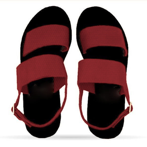 Double Strap Platform Sandal, Leather, Platform Sole