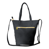Zippered Bucket Bag, Leather