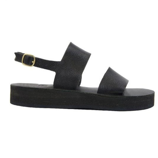 Double Strap Platform Sandal, Leather, Platform Sole