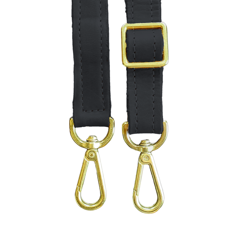 Adjustable Flex Bag Strap, Leather, Made to Order