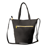 Zippered Bucket Bag, Leather