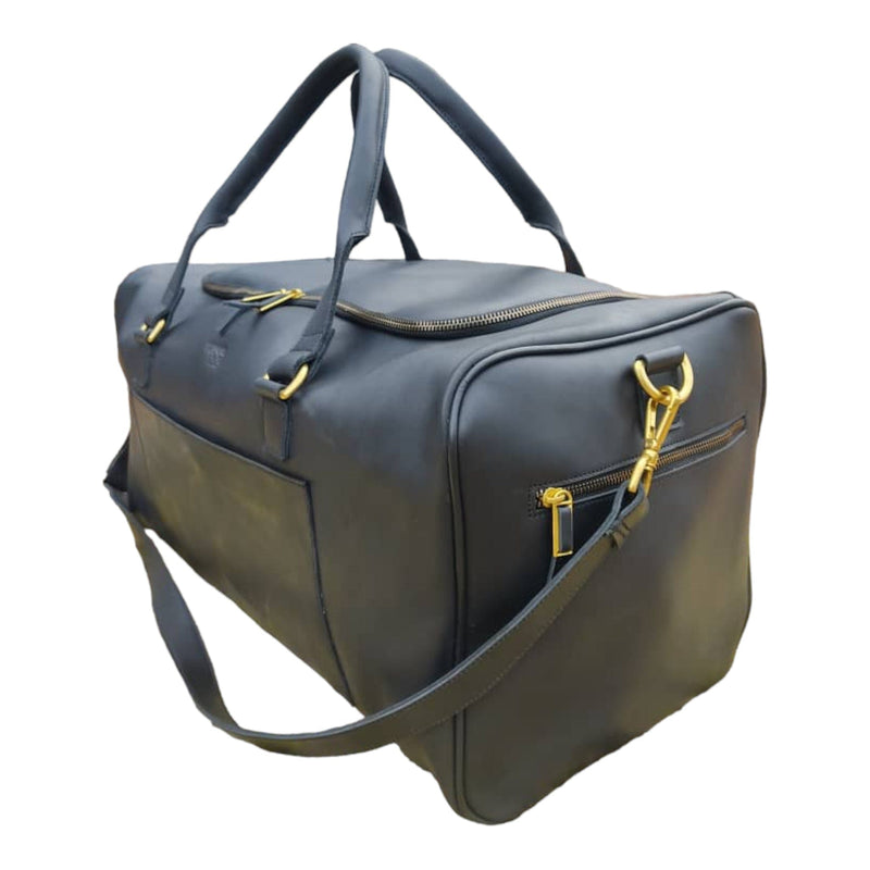 Kebron Travel Bag, Leather, Made to Order
