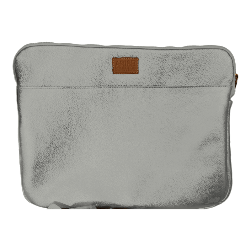 Zippered 16" Laptop Case, Leather, Made to Order