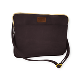 Zippered 16" Laptop Case, Leather, Made to Order