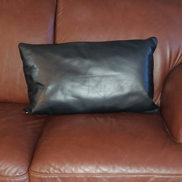 Lumbar Pillow Case, Leather