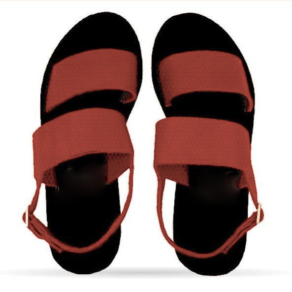 Double Strap Platform Sandal, Leather, Platform Sole