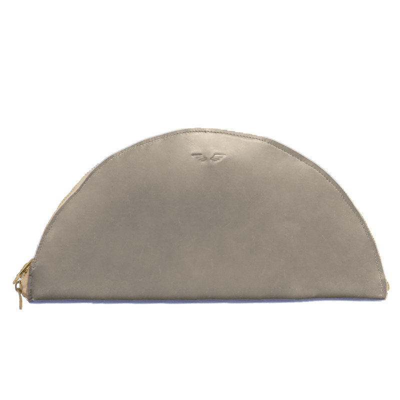 Moon Clutch, Leather, Made to Order