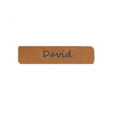 Name Tag for Christmas Stockings, Leather, Made to Order