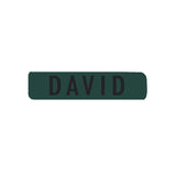 Name Tag for Christmas Stockings, Leather