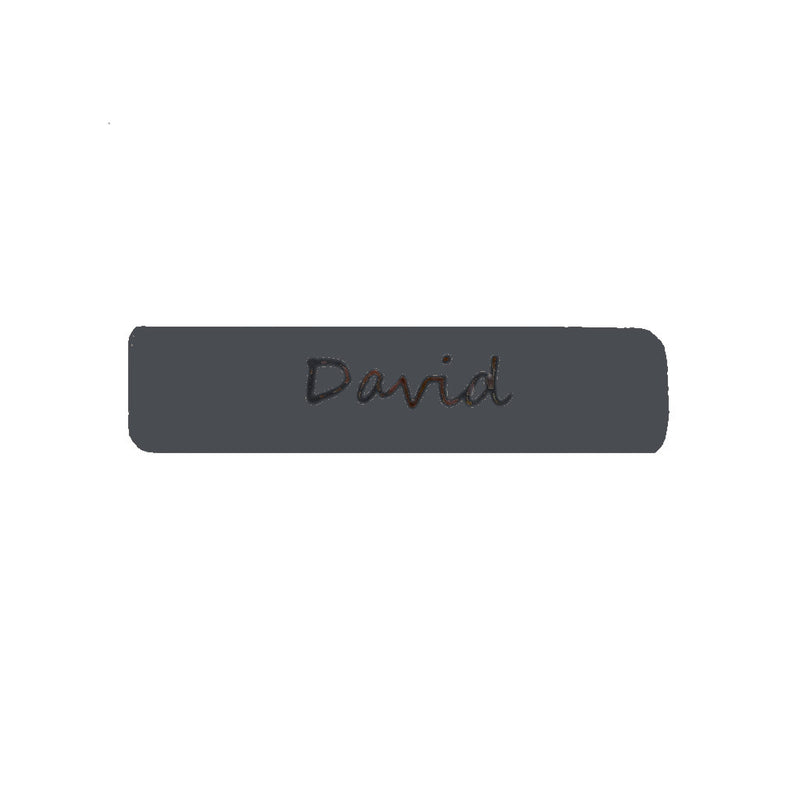 Name Tag for Christmas Stockings, Leather