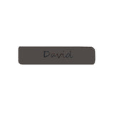 Name Tag for Christmas Stockings, Leather