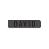 Name Tag for Christmas Stockings, Leather