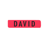 Name Tag for Christmas Stockings, Leather