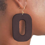 Earrings, Leather, O, Made to Order