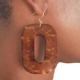 Earrings, Leather, O, Made to Order