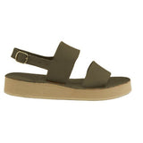 Double Strap Platform Sandal, Leather, Platform Sole