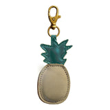 Pineapple Bag Charm, Leather