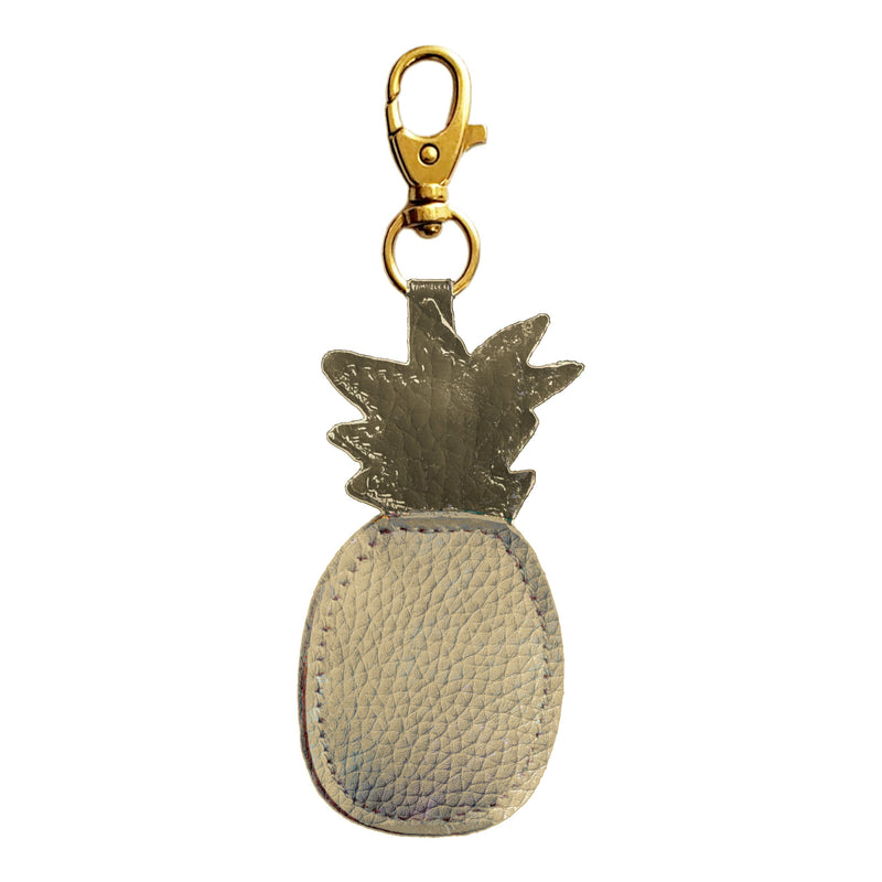 Pineapple Bag Charm, Leather