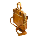 Travel Laptop Briefcase, Leather, Made to Order