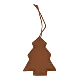 Christmas Tree Ornament, Leather, Made to Order
