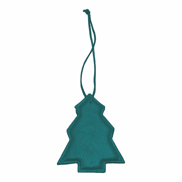 Christmas Tree Ornament, Leather, Made to Order